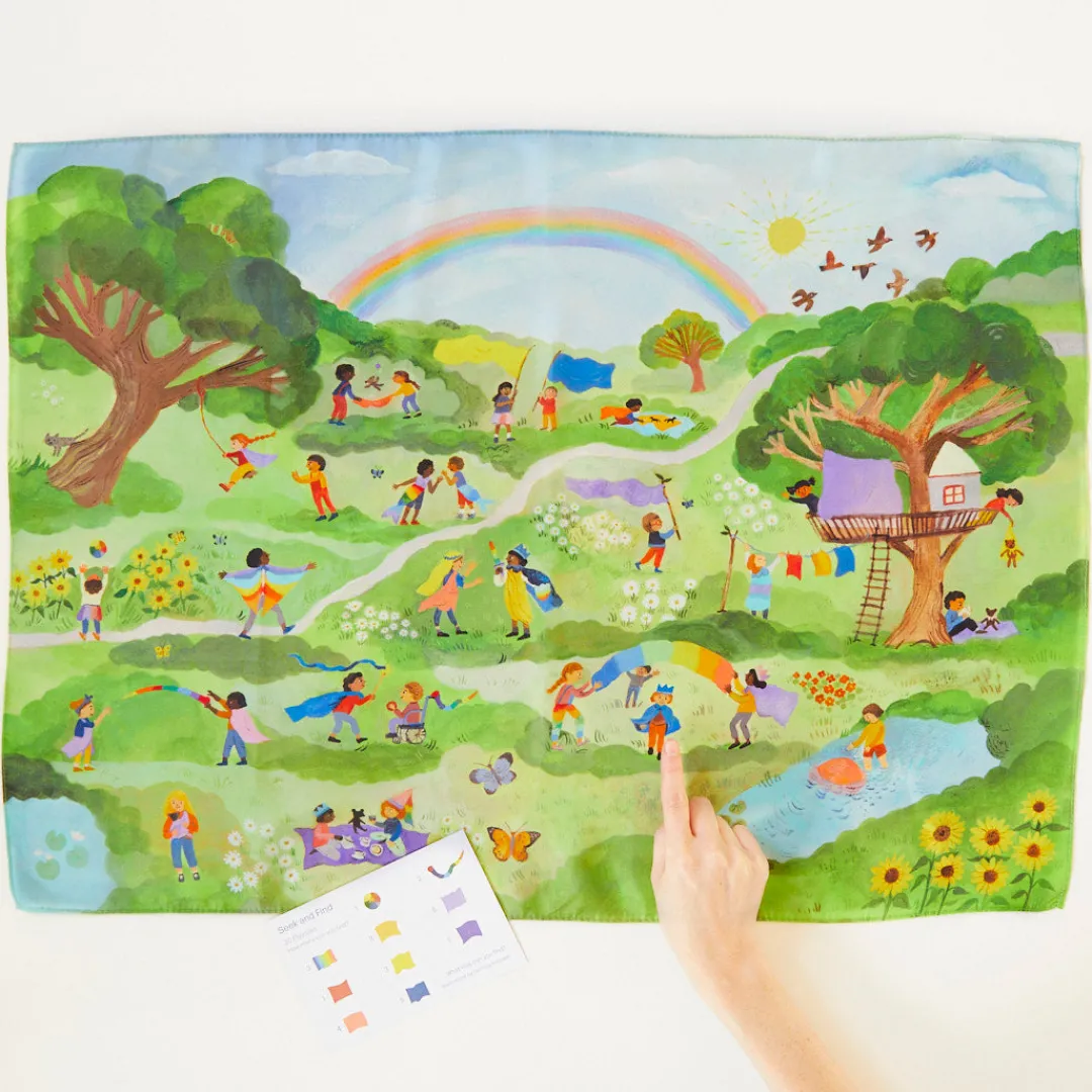 Sarah's Silks Seek & Find Playsilks-30 Ways To Play Seek & Find Playsilk