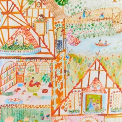 Sarah's Silks Clicques Handmade Wooden Dolls|Seek & Find Playsilks-Dollhouse Seek & Find Playsilk