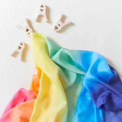 Sarah's Silks Fort Kits|Waldorf Playstand-Double Rainbow Fort Kit