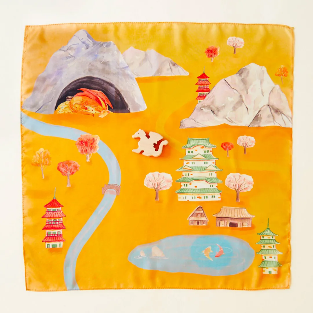 Sarah's Silks Mini Playsilks|Playmaps-Dragon Playmap