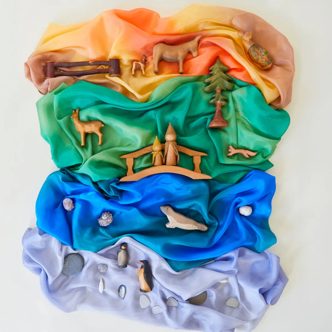 Sarah's Silks Playsilk Sets|Earth Playsilks-Earth Playsilk Set