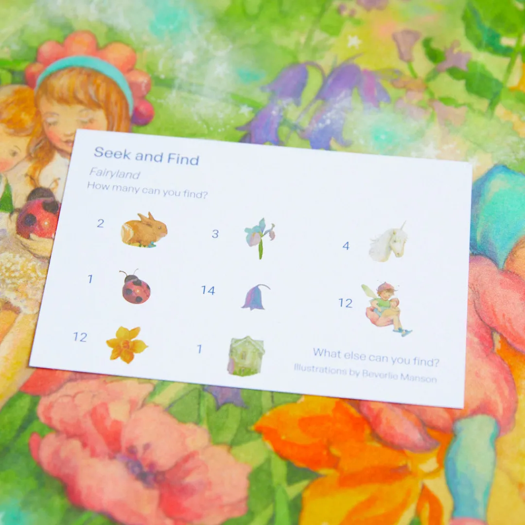 Sarah's Silks Seek & Find Playsilks-Fairyland Seek And Find Playsilk