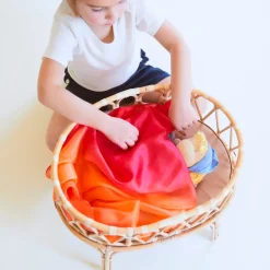 Sarah's Silks Enchanted Playsilks-Fire Playsilk