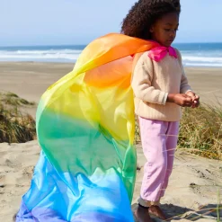 Sarah's Silks Giant Playsilks|Rainbow Party-Giant Rainbow Playsilk