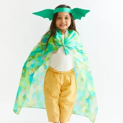 Sarah's Silks Dress-Up Sets-Green Dinosaur Costume