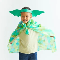 Sarah's Silks Dress-Up Sets-Green Dinosaur Costume