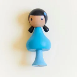 Sarah's Silks Clicques Handmade Wooden Dolls-Jasmine