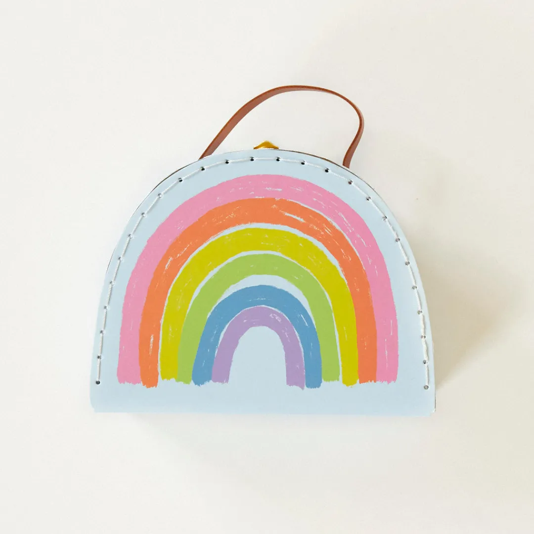 Sarah's Silks Suitcases-Large Rainbow Suitcase
