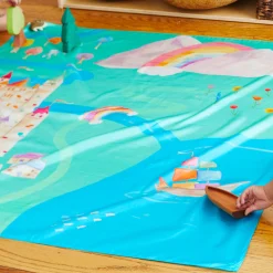 Sarah's Silks Playmaps-Large Rainbowland Playmap