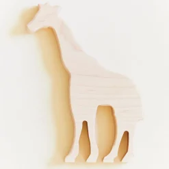 Sarah's Silks Wooden Animals-Large Wooden Giraffe