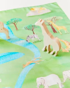 Sarah's Silks Wooden Animals-Large Wooden Giraffe