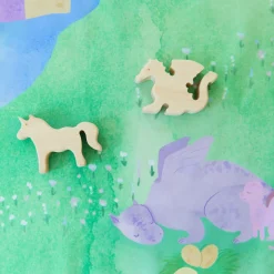 Sarah's Silks Rainbow Unicorn Party-Magical Creature Small World Play Set