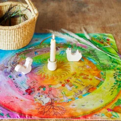 Sarah's Silks Celebration Playsilks-Mini Around The Year On The Farm Playsilk