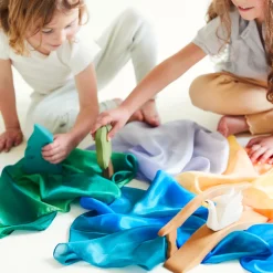 Sarah's Silks Playsilk Sets|Mini Playsilks-Mini Earth Playsilk Set