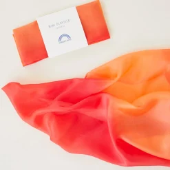 Sarah's Silks Mini Playsilks-Mini Fire Playsilk