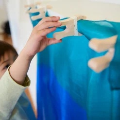 Sarah's Silks Fort Kits|Waldorf Playstand-Ocean Fort Kit