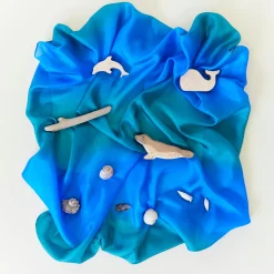 Sarah's Silks Earth Playsilks-Ocean Playsilk