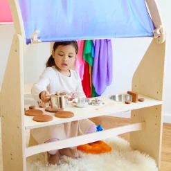 Sarah's Silks Waldorf Playstand-Play Kitchen Shelf