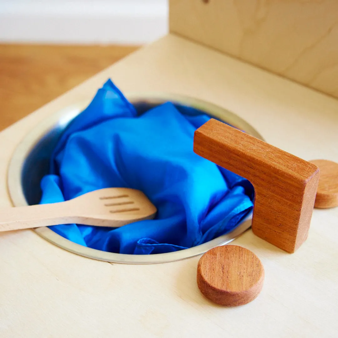 Sarah's Silks Waldorf Playstand-Play Kitchen Shelf