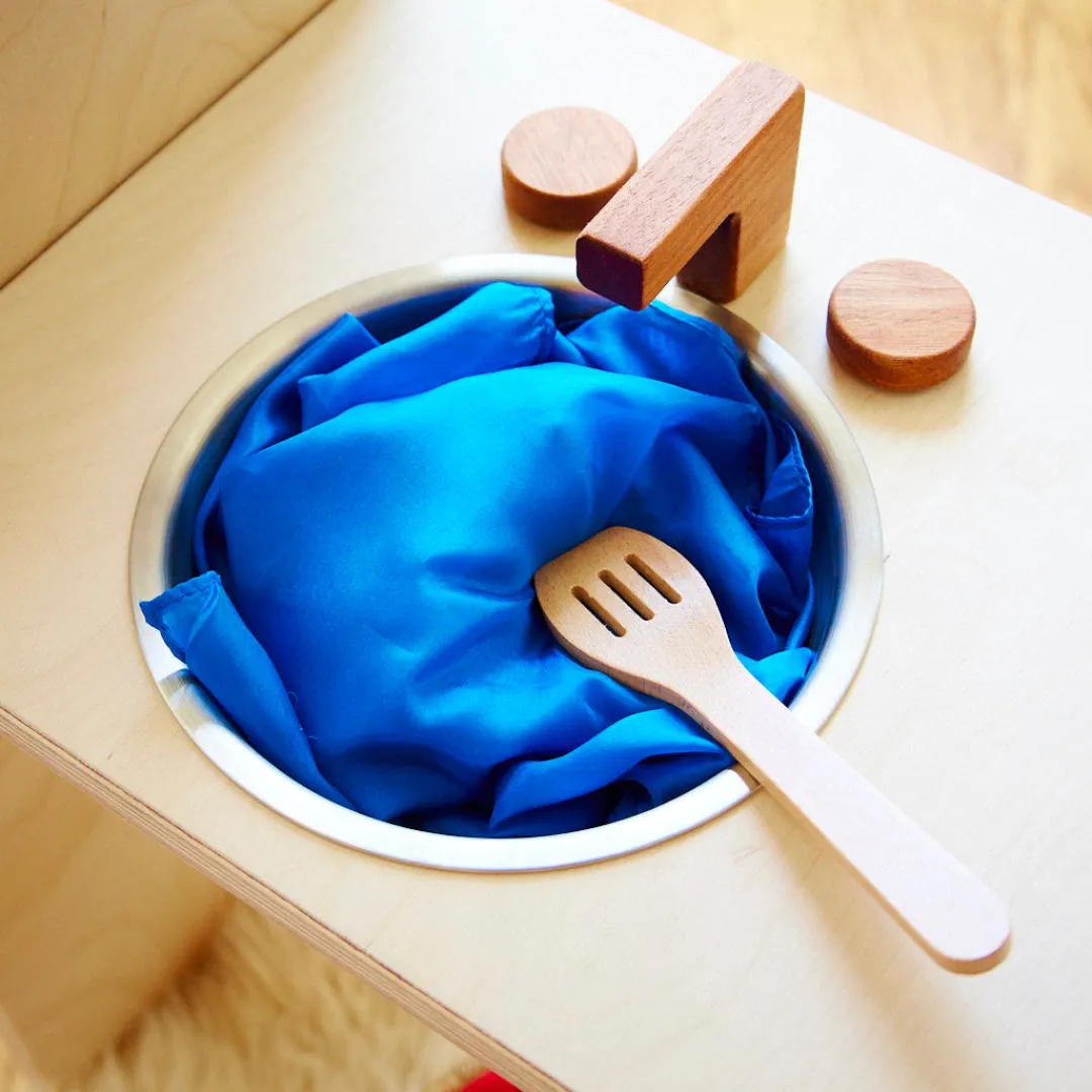 Sarah's Silks Waldorf Playstand-Play Kitchen Shelf