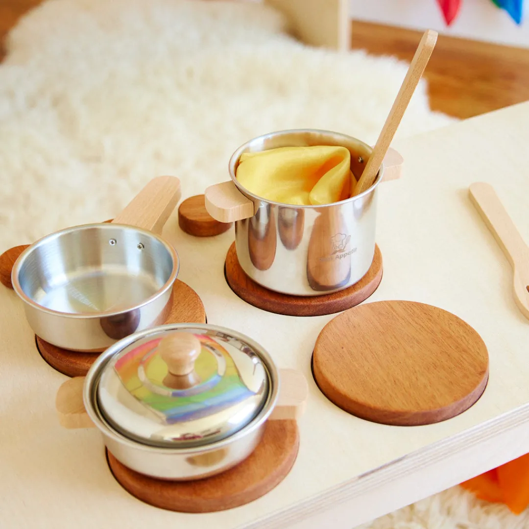 Sarah's Silks Waldorf Playstand-Play Kitchen Shelf