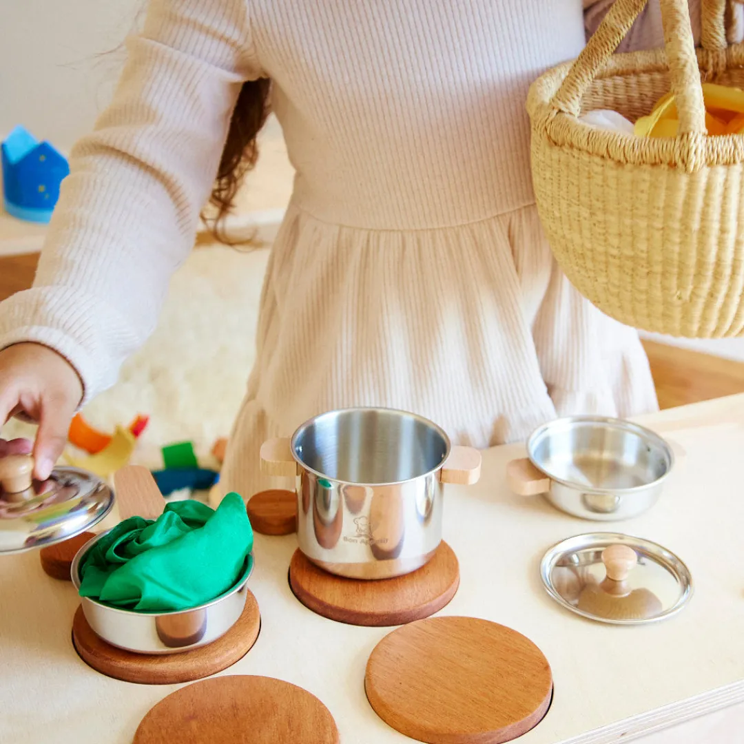 Sarah's Silks Waldorf Playstand-Play Kitchen Shelf