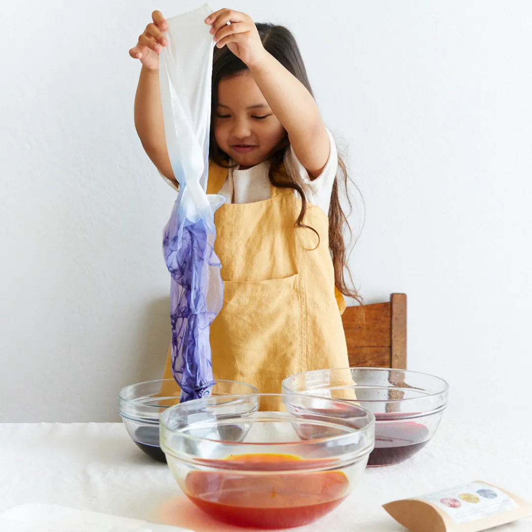 Sarah's Silks White Playsilks For Dyeing-Playsilk Dye Kit