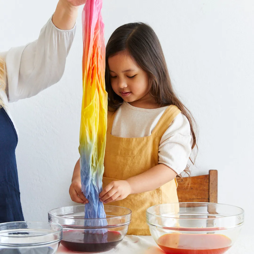 Sarah's Silks White Playsilks For Dyeing-Playsilk Dye Kit