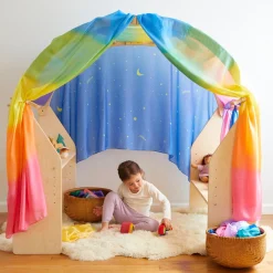 Sarah's Silks Double Playsilks|Fort Kits-Playstand
