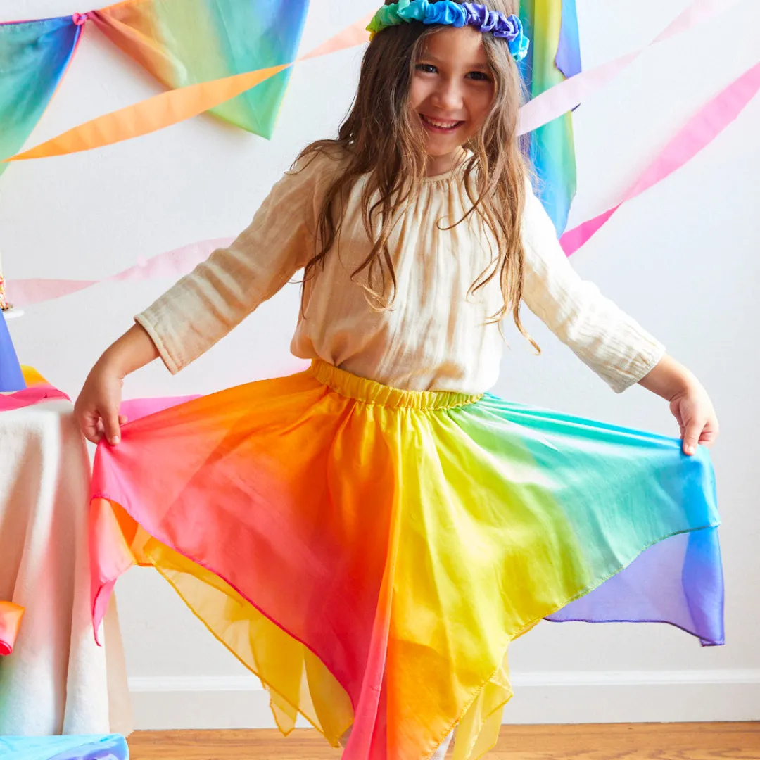 Sarah's Silks Fairy Skirts & Tutus|Rainbow Party-Rainbow Fairy Skirt