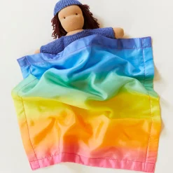 Sarah's Silks Baby Loveys|Silk Baby Blankets-Rainbow Lovey