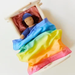 Sarah's Silks Baby Loveys|Silk Baby Blankets-Rainbow Lovey