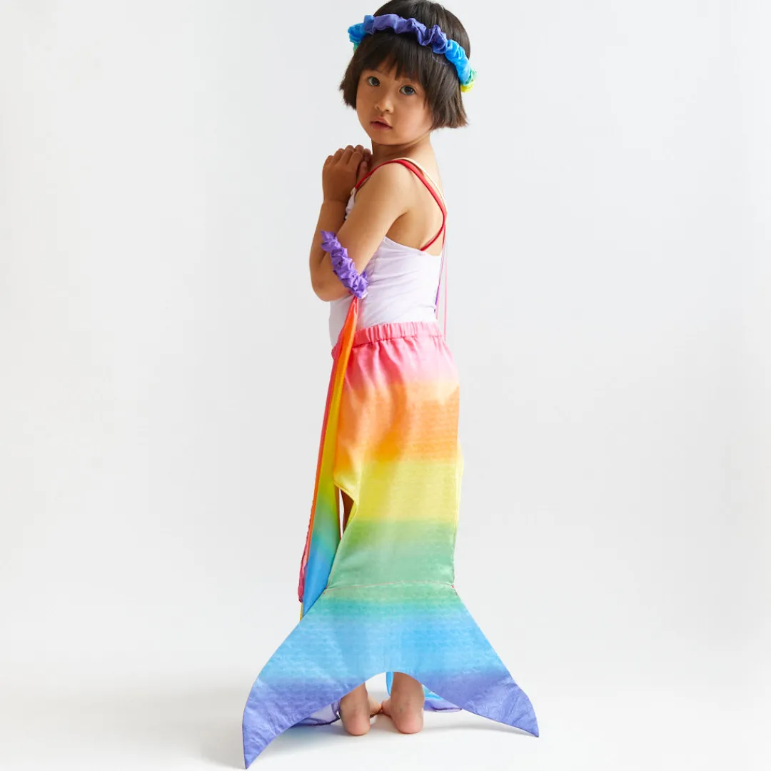 Sarah's Silks Mermaid Party-Rainbow Mermaid Tail Small