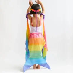 Sarah's Silks Mermaid Party-Rainbow Mermaid Tail Small