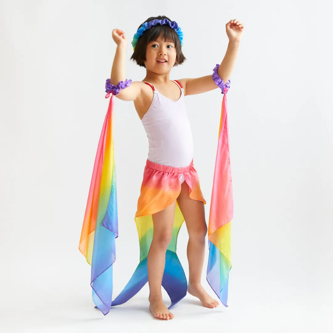 Sarah's Silks Mermaid Party-Rainbow Mermaid Tail Small