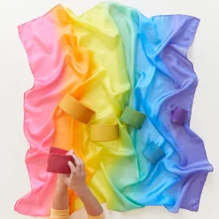 Sarah's Silks Enchanted Playsilks|Rainbow Unicorn Party-Rainbow Playsilk