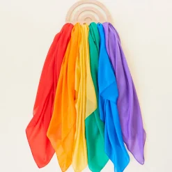 Sarah's Silks Playsilk Displays-Rainbow Playsilk Display