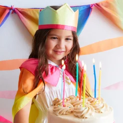 Sarah's Silks Crowns|Rainbow Party-Rainbow Silk Crown