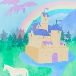 Sarah's Silks Rainbow Unicorn Party-Rainbow Unicorn Playmap