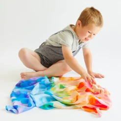 Sarah's Silks Rainbow Unicorn Party-Rainbow Unicorn Playsilk