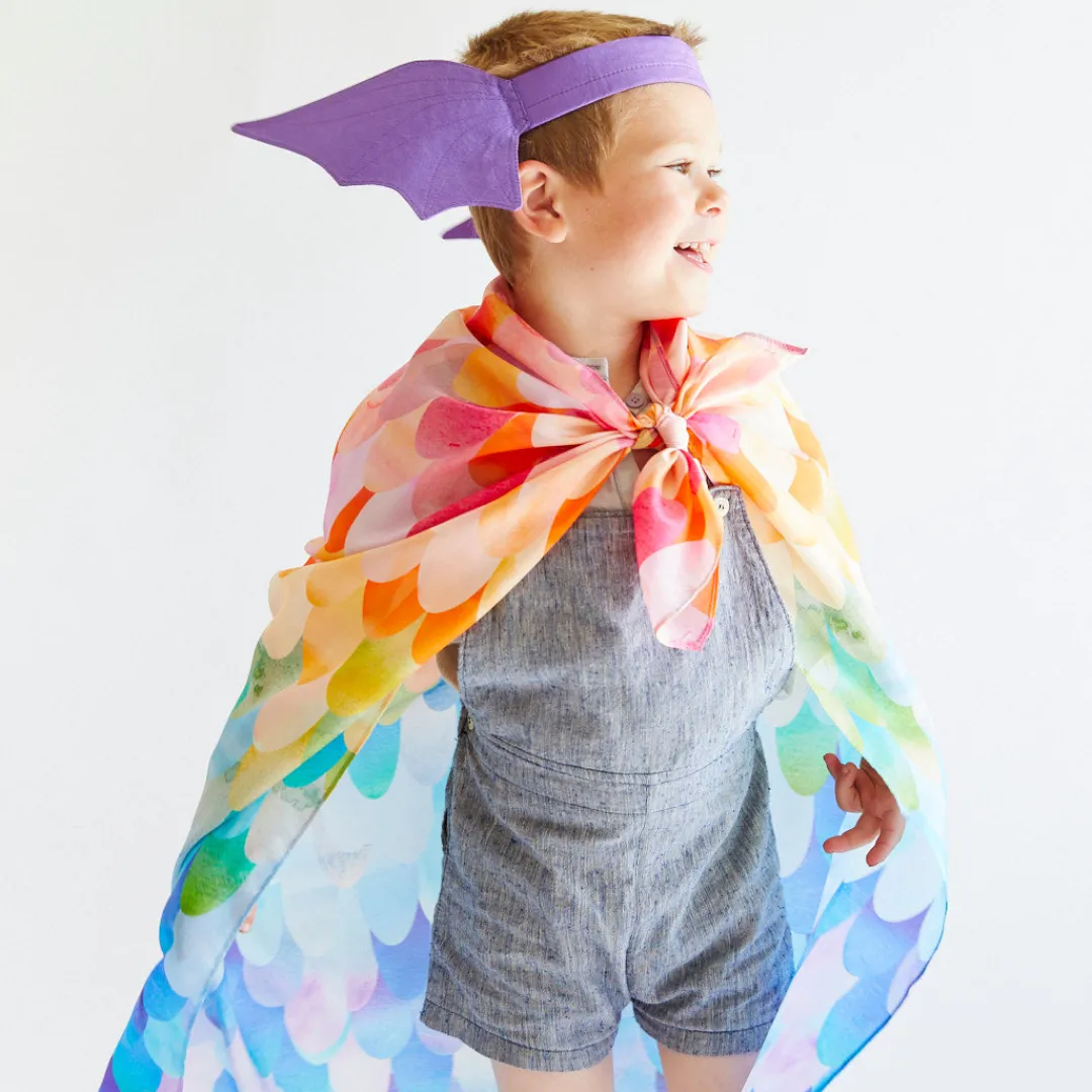 Sarah's Silks Rainbow Unicorn Party-Rainbow Unicorn Playsilk