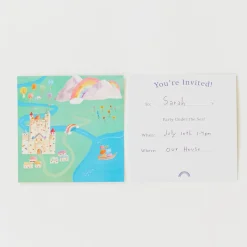 Sarah's Silks Rainbow Party|Party Favors-Rainbowland Party Invitations