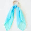 Sarah's Silks Silk & Wood Baby Teethers-Sea Baby Teethers