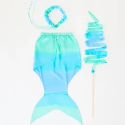 Sarah's Silks Mermaid Party-Sea Mermaid Prince And Princess Costume