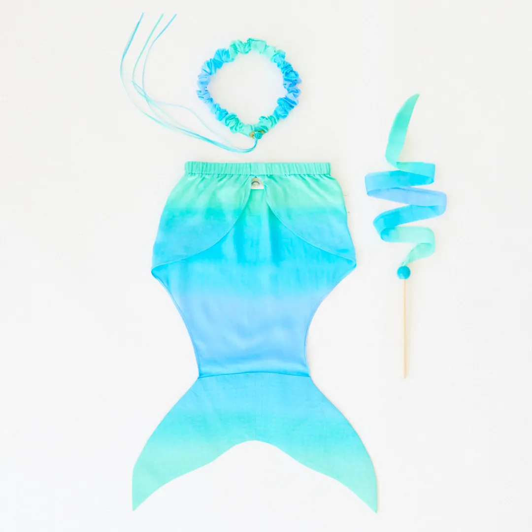 Sarah's Silks Mermaid Party-Sea Mermaid Prince And Princess Costume