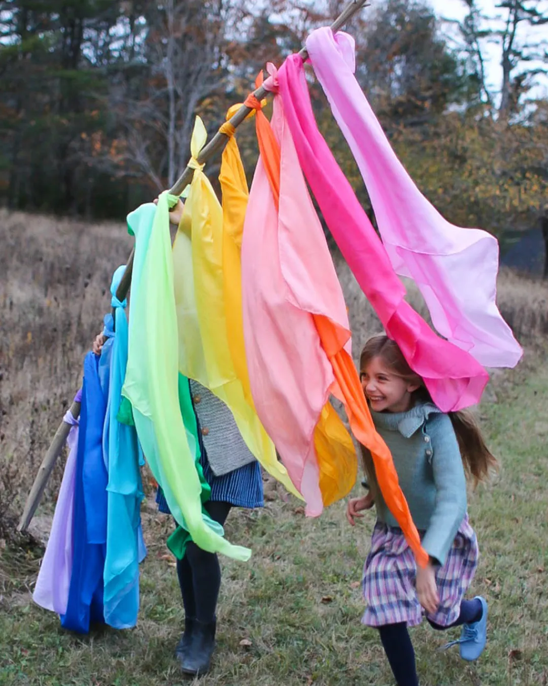 Sarah's Silks Playsilk Sets|Playsilk Displays-Set Of 17 Solid Color Playsilks