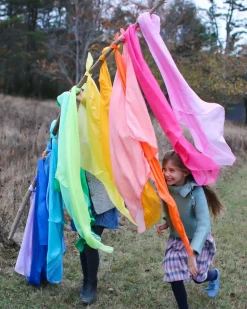 Sarah's Silks Playsilk Sets|Playsilk Displays-Set Of 17 Solid Color Playsilks