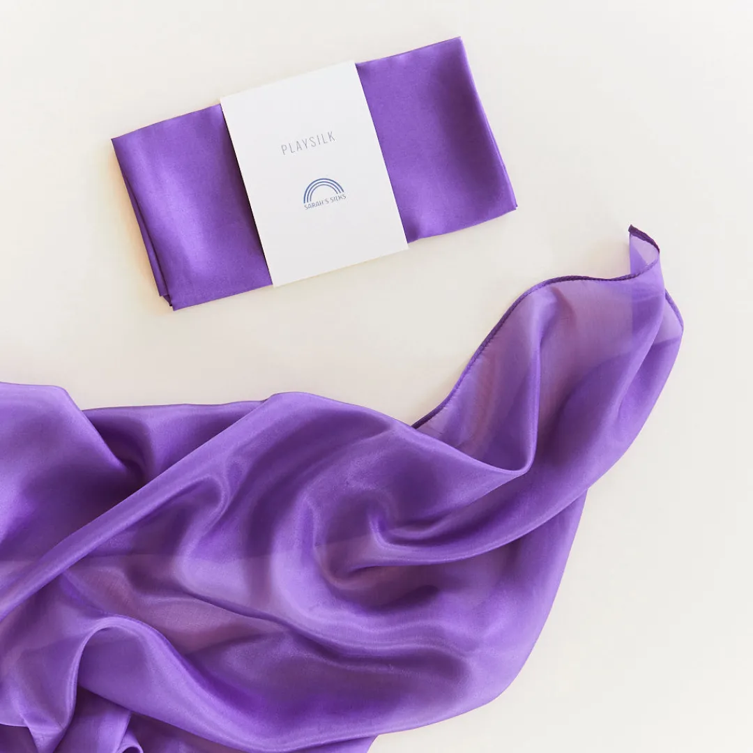 Sarah's Silks Playsilk Displays-Solid Color Playsilks