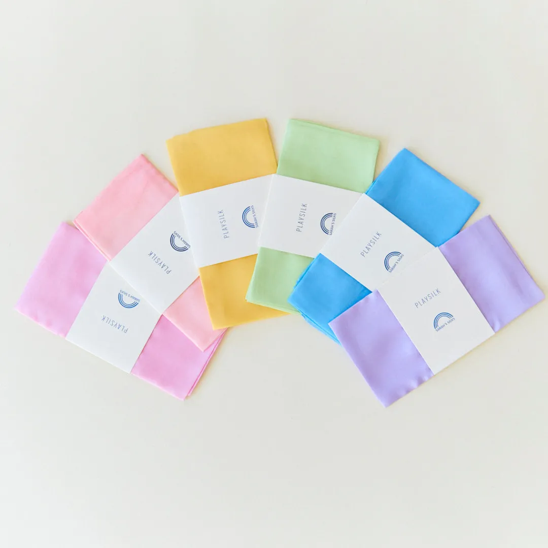Sarah's Silks Playsilk Displays-Solid Color Playsilks