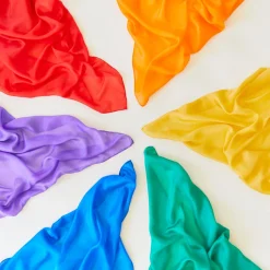 Sarah's Silks Playsilk Displays-Solid Color Playsilks